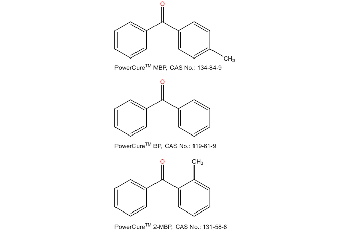 4-Methylbenzophenone and  benzophenone and 2-Methylbenzophenone