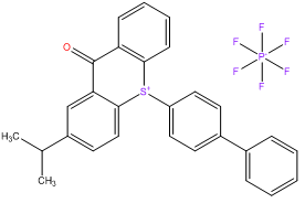 10 1,1' bipheny 1 4 yl 2 1 methylethyl 9 oxo 9h thioxanthenium hexafluorophosphate